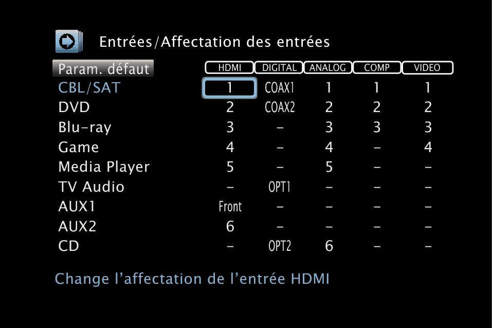 GUI InputAssign X85E3
